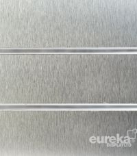 Brushed Aluminium Slatwall Panel