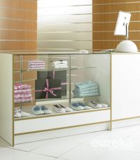 Three Quarter Glass Combination Counter